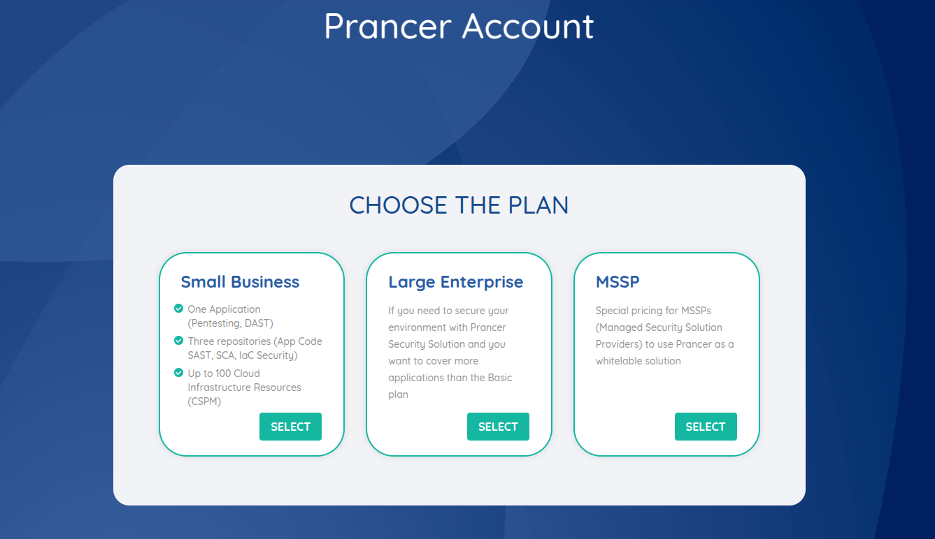 Registration — Prancer Docs