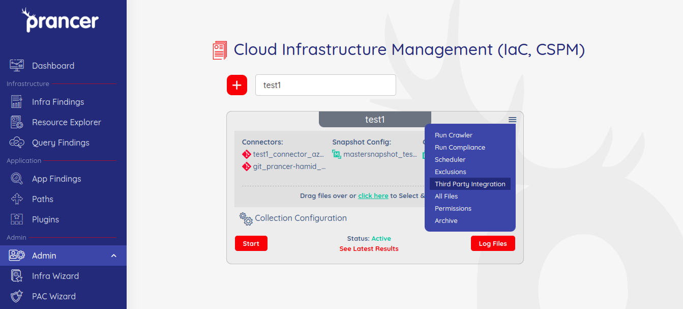 Third-party Integrations — Prancer Docs