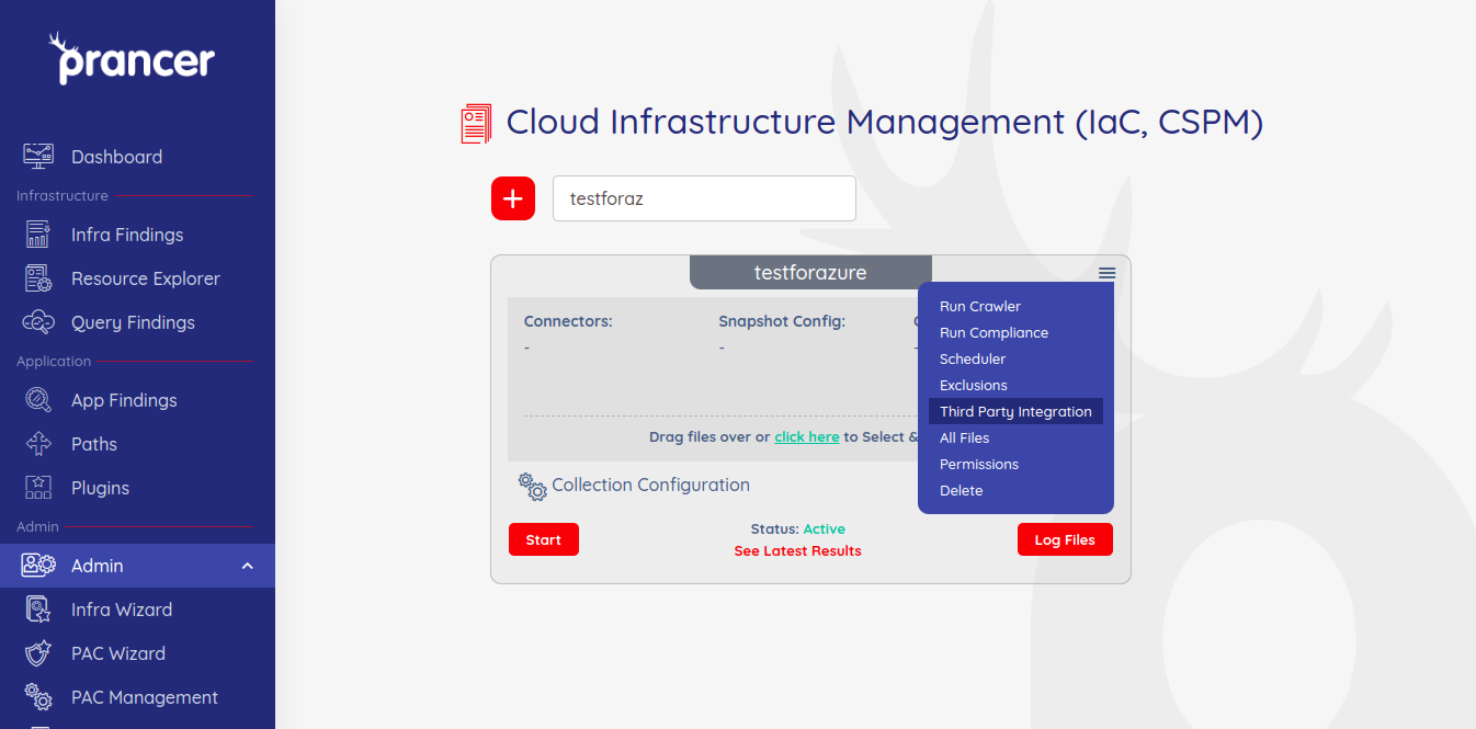 Third-party Integrations — Prancer Docs