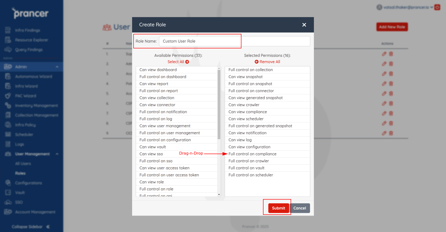 User-Management — Prancer Docs