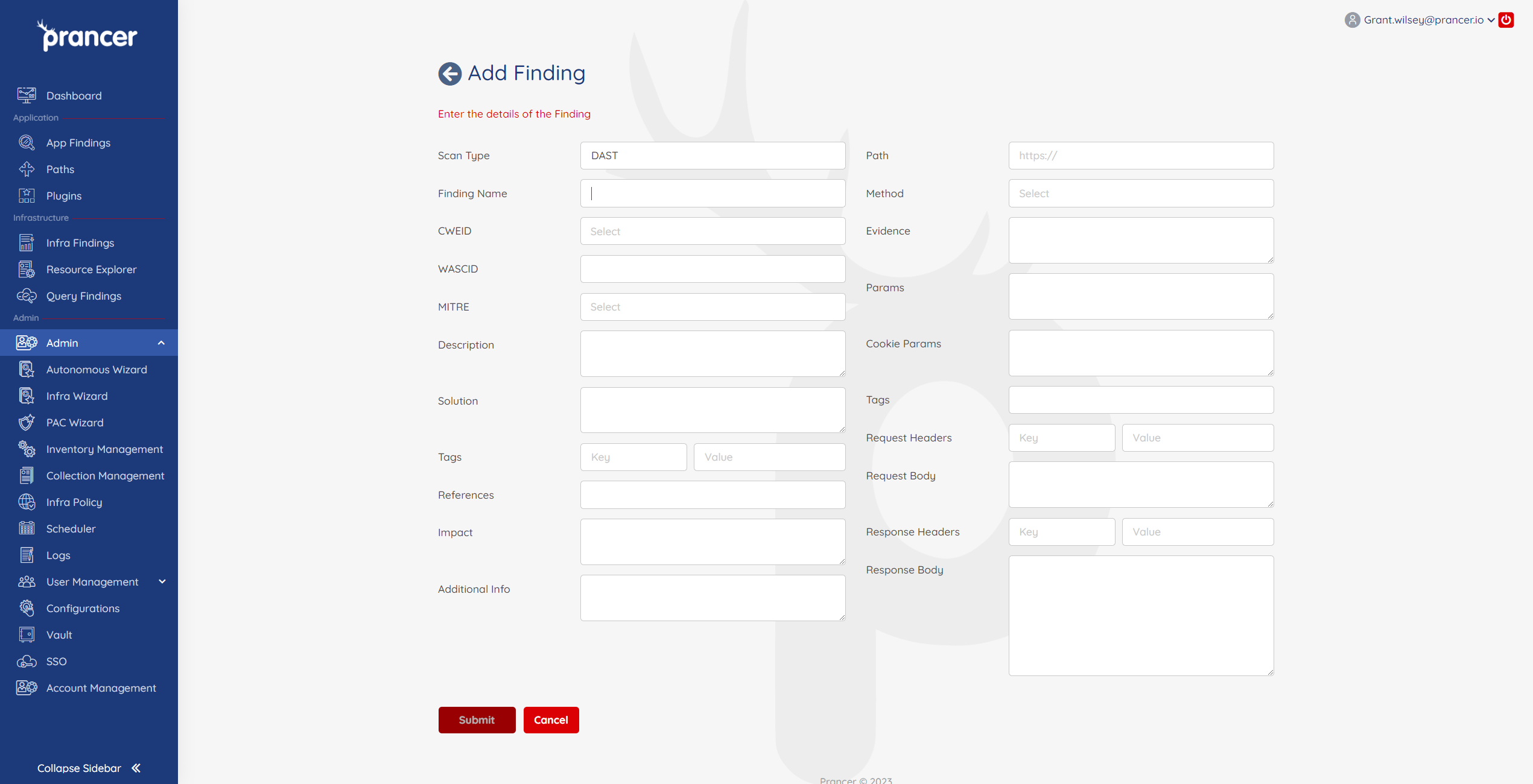 PAC Management — Prancer Docs