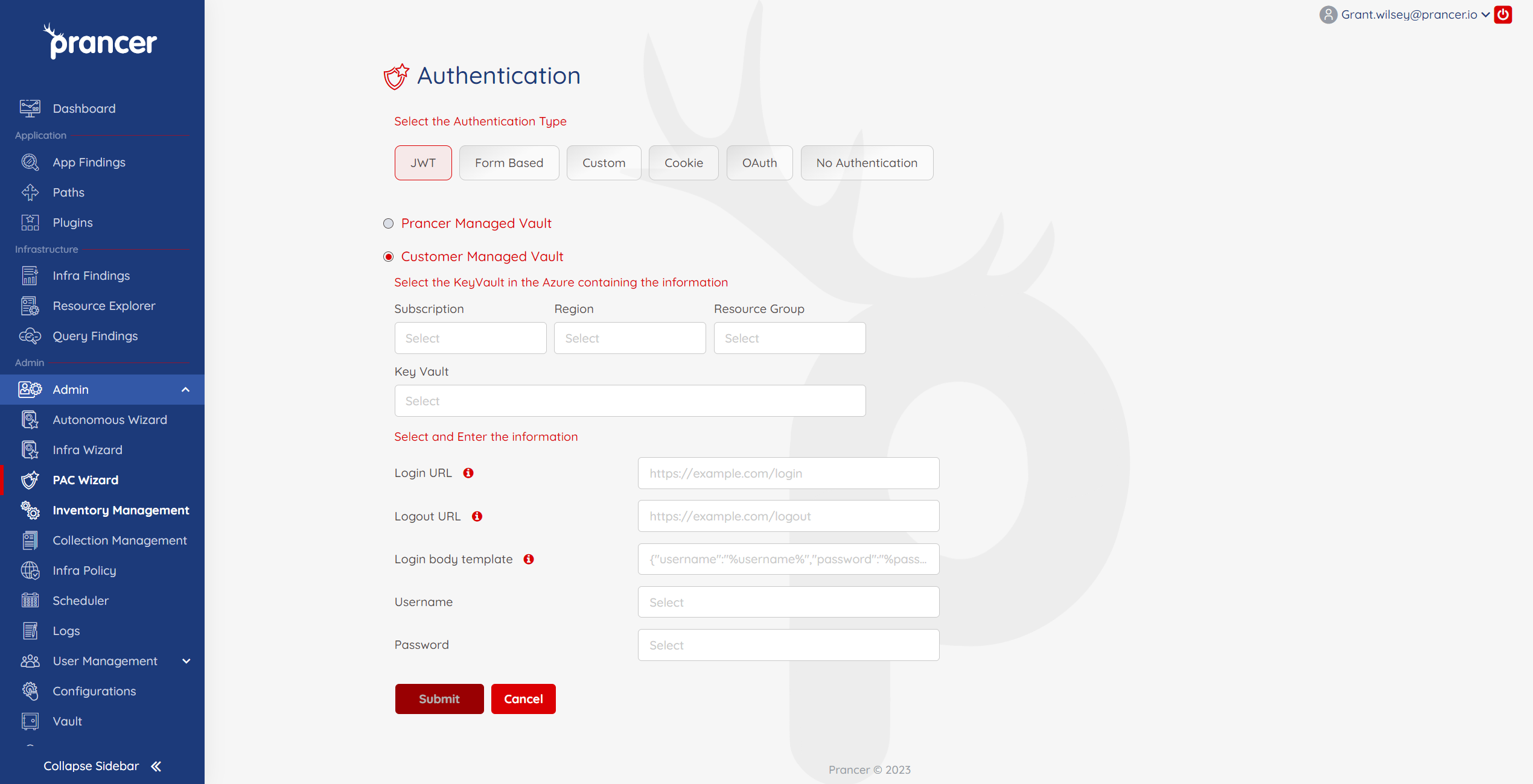 PAC Management — Prancer Docs