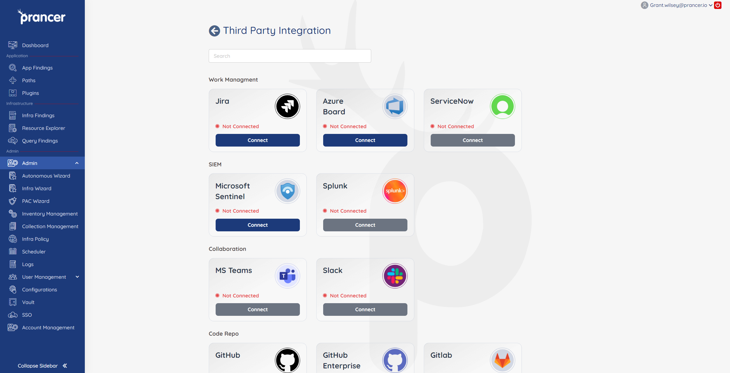 PAC Management — Prancer Docs