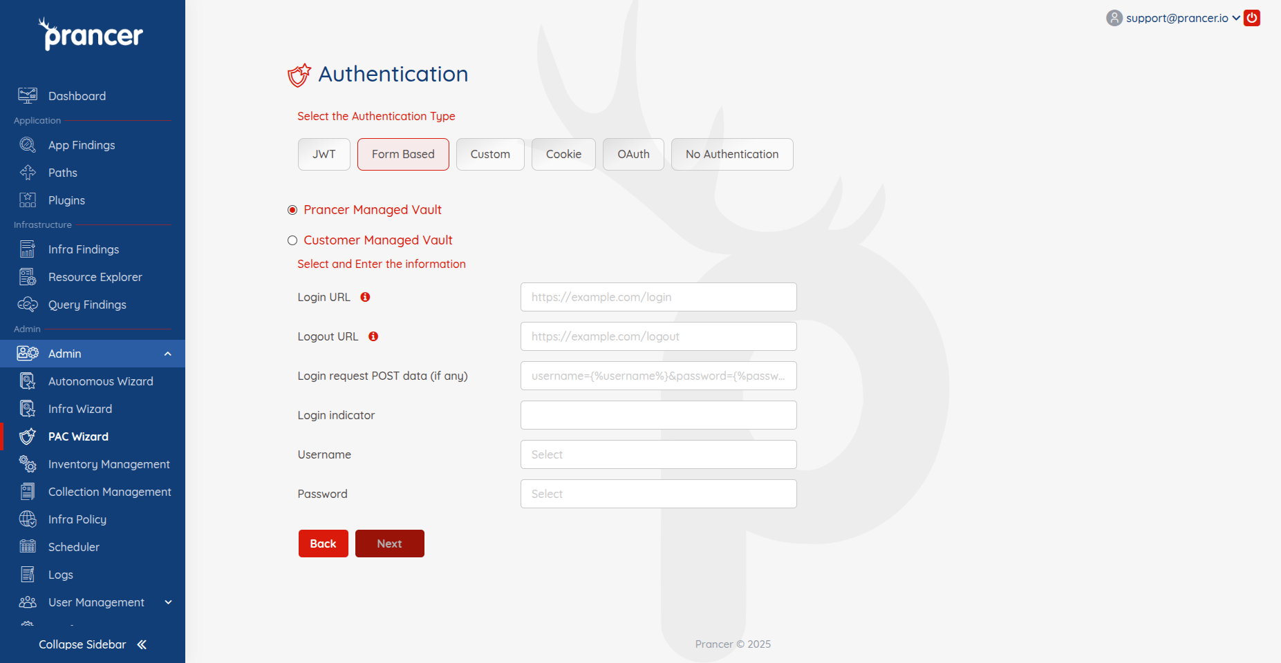 PAC as a custom instance — Prancer Docs