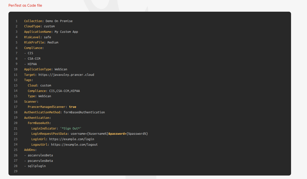 PAC as a custom instance — Prancer Docs