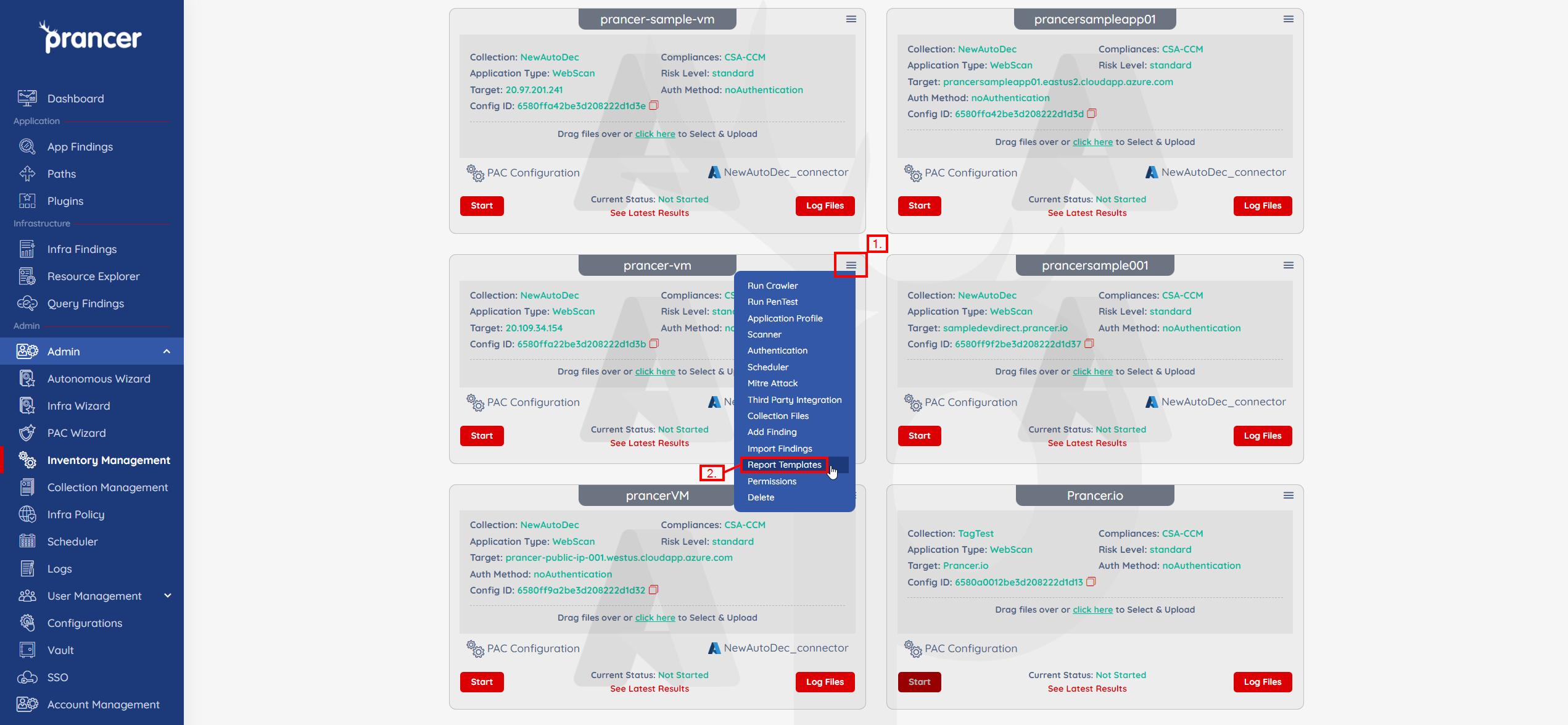 Report Generator — Prancer Docs