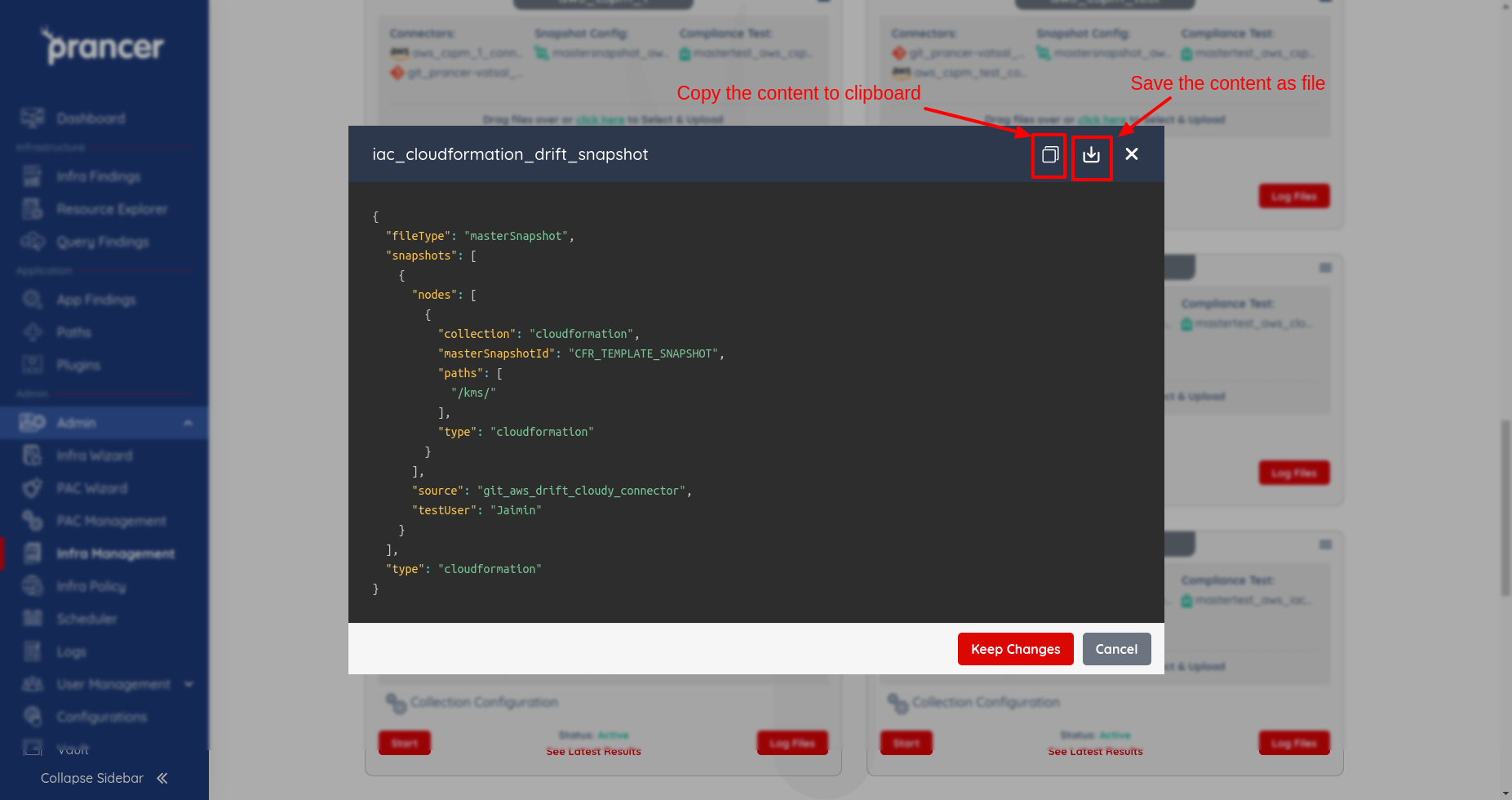 Master Snapshot — Prancer Docs